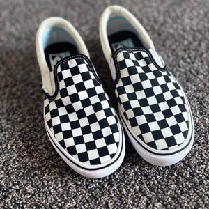 Vans comfy cush checkerboard slip on